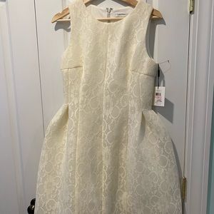 Calvin Klein White Lace Dress